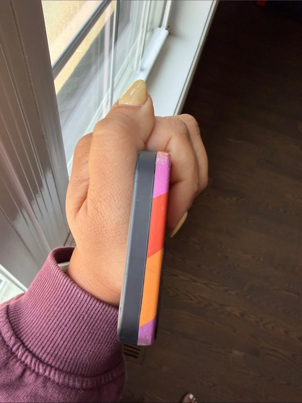 Casely And I Oop Mixed Swatch Case. Bold MagSafe. iPhone 14.